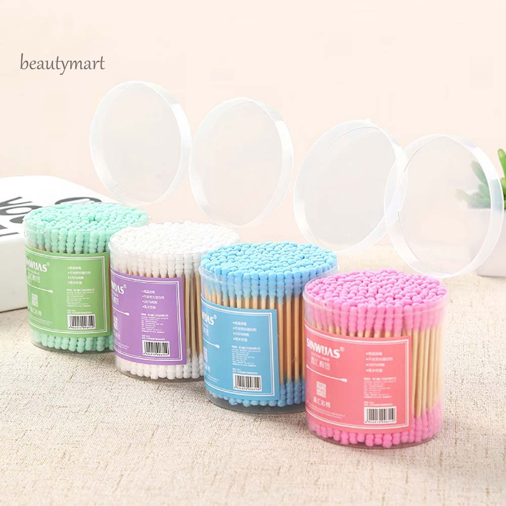 Hộp 100/200 tăm bông hai đầu sử dụng một lần đa năng