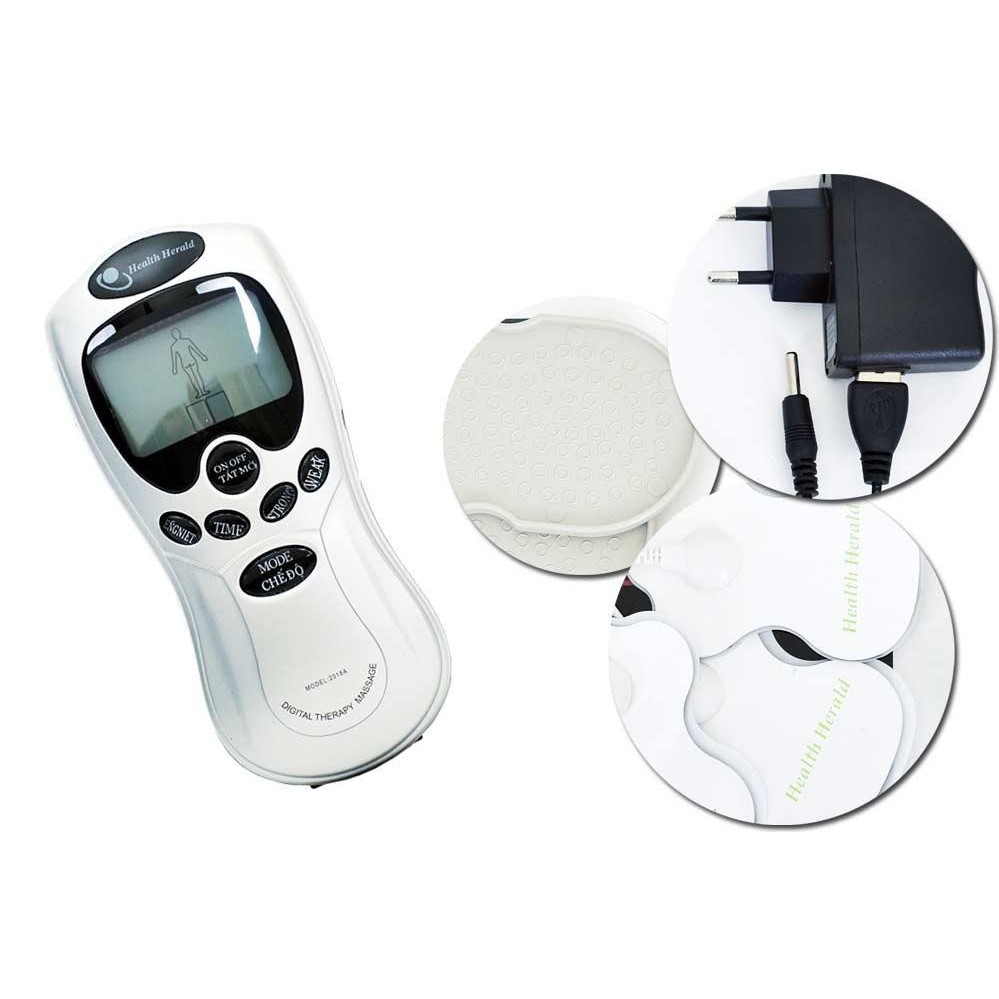 Máy massager xung điện đen 4 miếng Digital therapy machine SYK 2008
