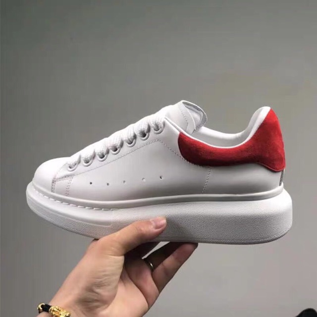 Giày Nam MC gót nỉ trắng đỏ ( lưu ý trắng gót đỏ ) | BigBuy360 - bigbuy360.vn