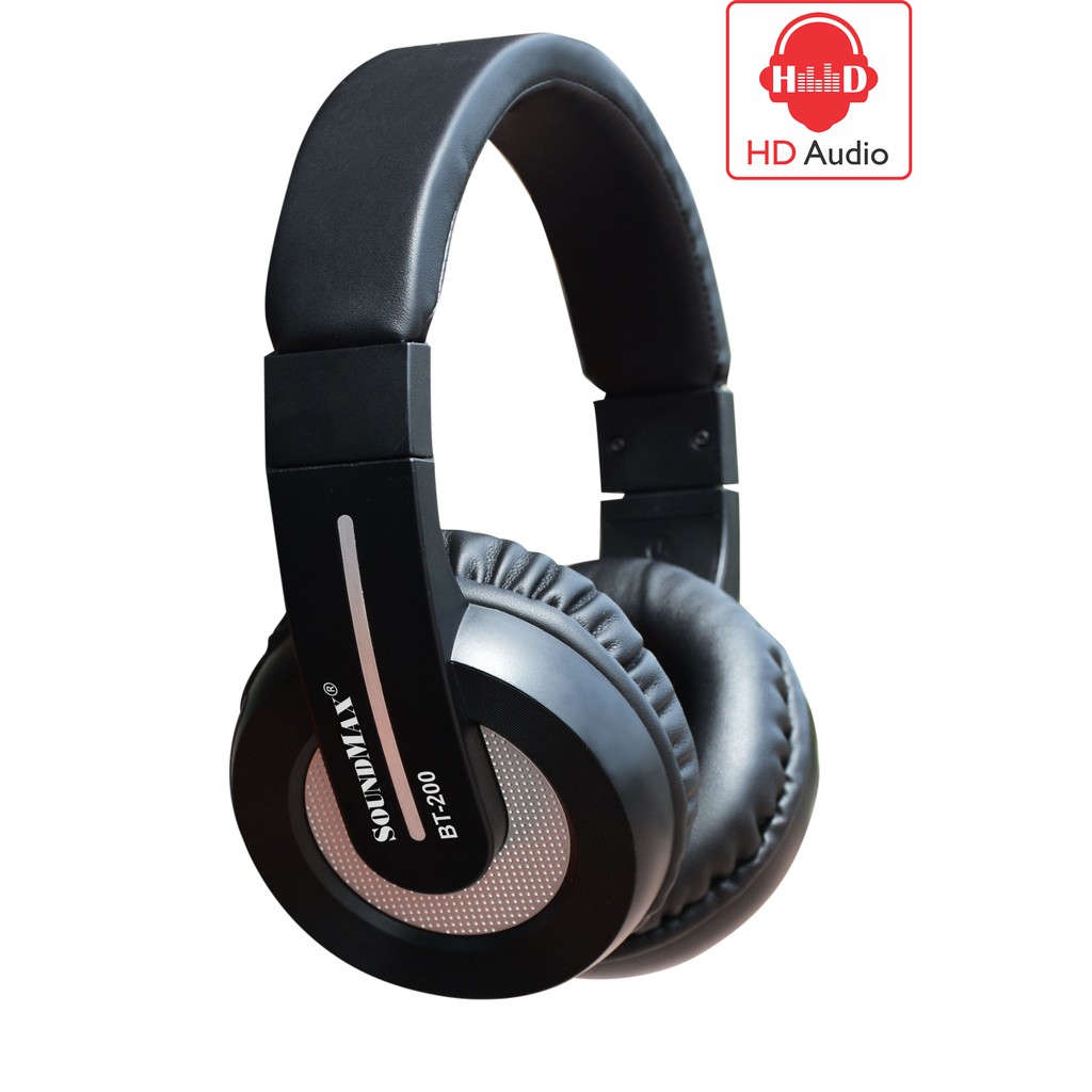 Tai nghe chụp tai bluetooth SoundMax BT200 | BigBuy360 - bigbuy360.vn