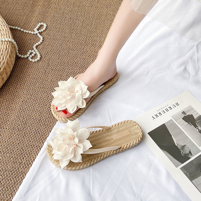Dép Quai Ngang Đế Dày Chống Trượt Thời Trang Đi Biển Mùa Hè Cho Nữ