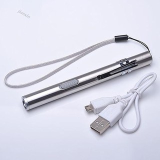 Đèn pin bỏ túi kích thước nhỏ gọn 500LM kèm cáp sạc USB
