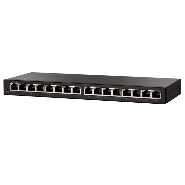 Switch Cisco SG95-16 16 cổng Gigabit 1000Mpbs