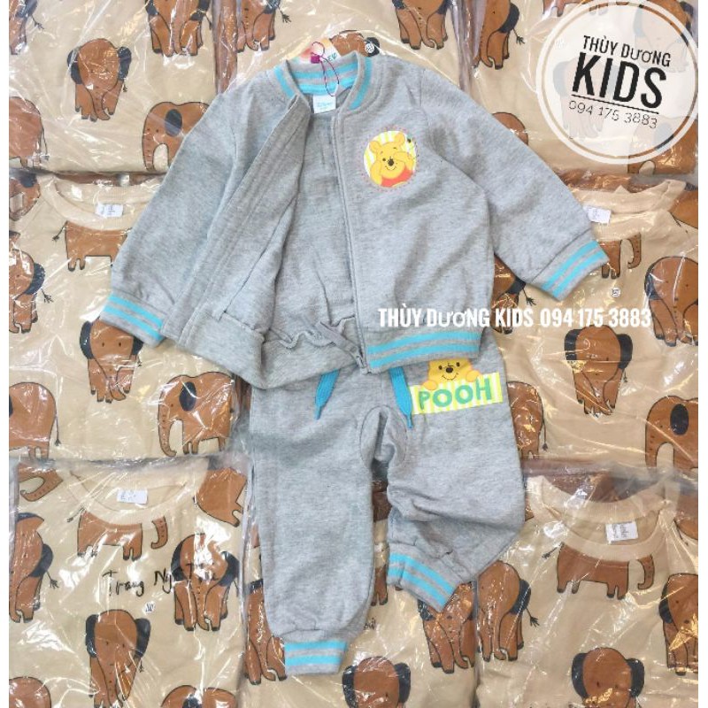 🐼Bộ khoác nỉ Gấu Pooh Disney dư xịn cho bé trai