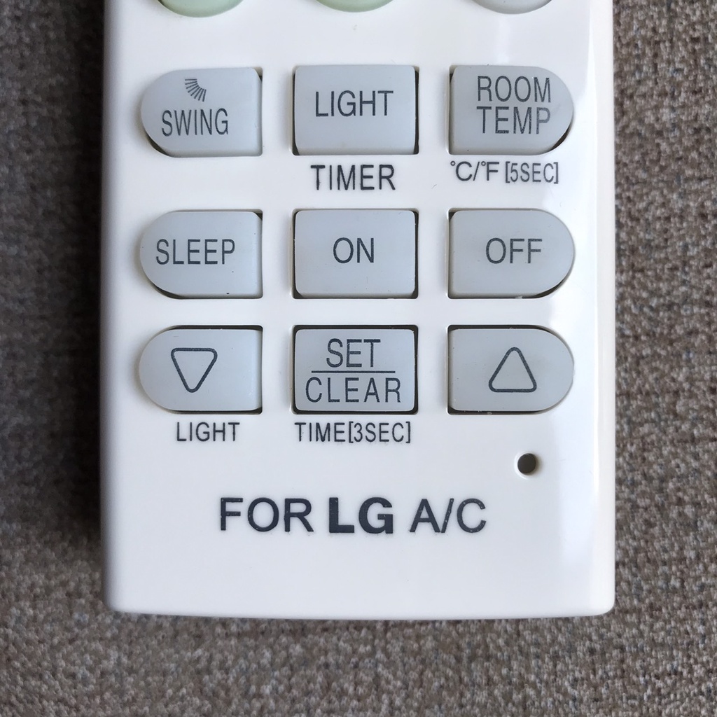 Điều khiển điều hòa LG MLLG5 ,Remote máy lạnh LG inverter loại lớn