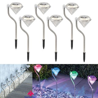 Đèn cắm sân vườn năng lượng mặt trời V3 hình kim cương