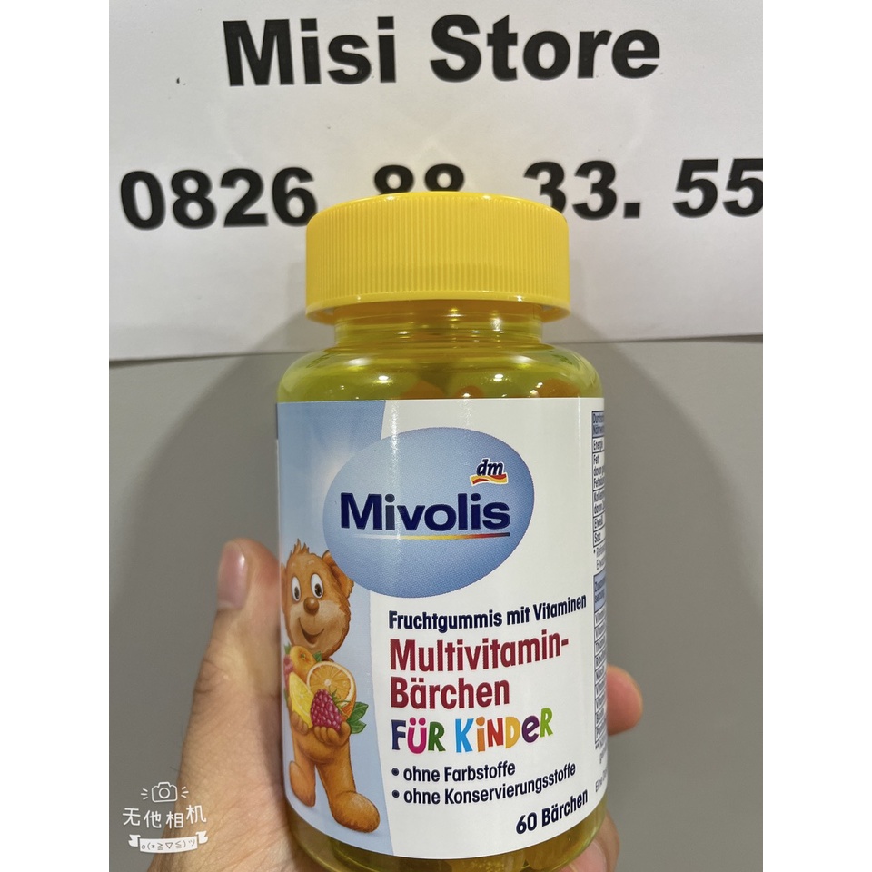Kẹo Gấu Multivitamin Barchen , Mivolis Đức,