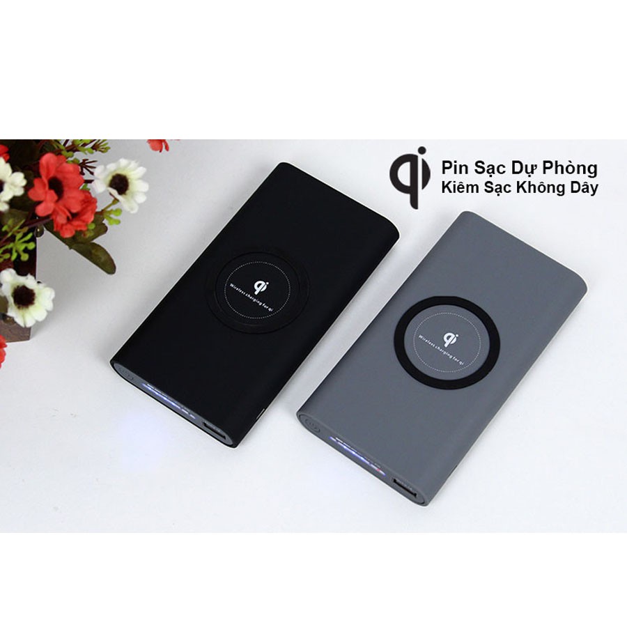 (FREESHIP 99K )_Sạc dự phòng không dây chuẩn QI