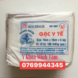 Gạc y tế Bảo Thạch ( bịch 100 miếng )