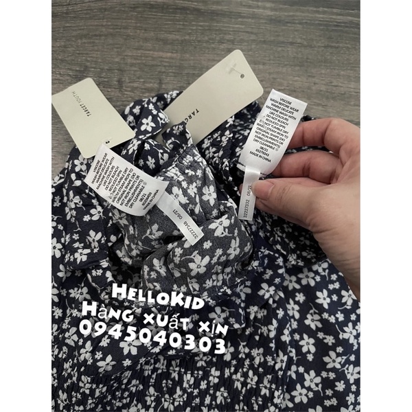 B161 - Set bộ váy hoa nhí liti bé gái