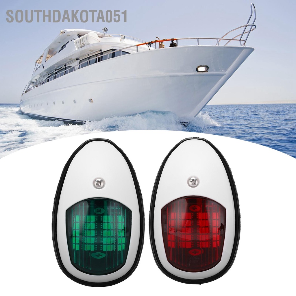 Southdakota051 1 cặp / bộ Đèn tín hiệu LED đa năng Cấp bảo vệ IP66 định vị phía biển