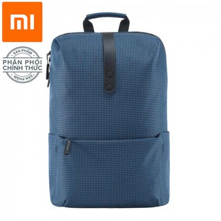 [SALE] Balo thời trang Mi Casual (Lỗi nhẹ quai da dọc phía trước) - Xanh dương