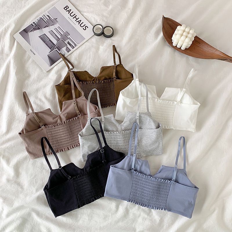 FREESHIP (MS 669) ÁO BRA NỮ CÚP VUÔNG CHUN LƯNG SIÊU XINH (KÈM MÚT ÁO LÓT)