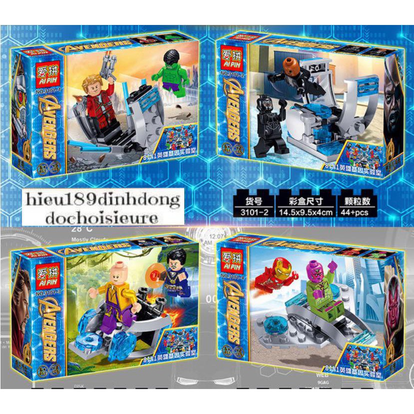 Lắp ráp xếp hình siêu anh hùng 3101