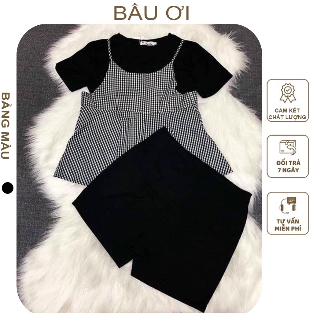 [FREE SHIP B22 ] BỘ BẦU TRƯỚC VÀ SAU SINH MÙA HÈ SIÊU MÁT THIẾT KẾ CÔNG SỞ CAO CẤP CHẤT LIỆU VOAN LỤA - BỘ QUẦN ÁO BẦU