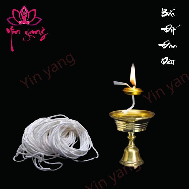Bấc Đốt Đèn Dầu Sợi Thuỷ Tinh- Đồ Thờ Cúng- Yinyang Shop