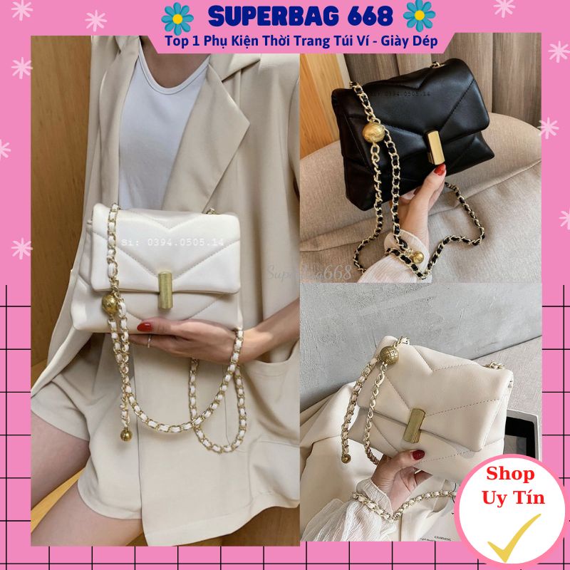 Túi Đeo Chéo Nữ ♥️XẢ KHO GIÁ SỐC ♥️ Túi Đeo Vai Thời Trang Da Mềm Khóa Dọc SPB154