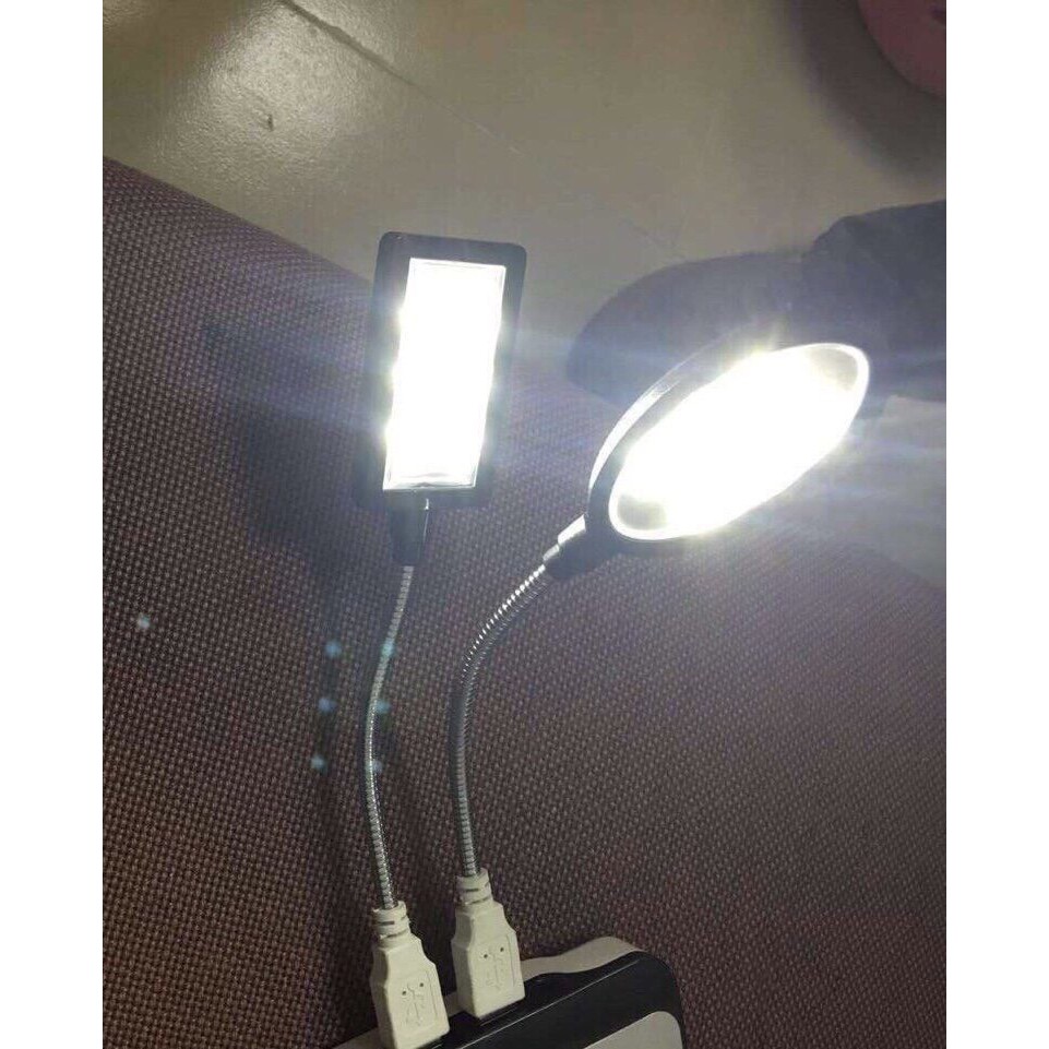 Đèn LED 6 bóng cổng USB uốn dẻo 360 Mẫu Mới