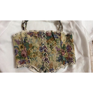 ÁO CORSET HOA PHONG CÁCH CỔ ĐIỂN