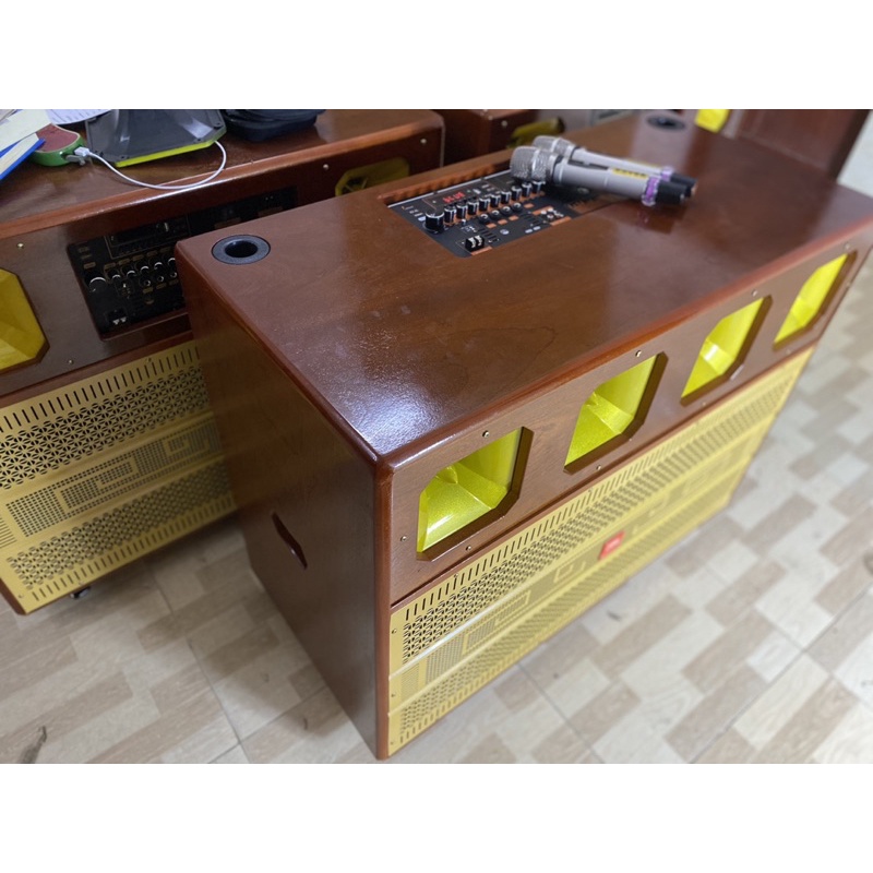 Vỏ Thùng Loa Kéo 4 Tấc Đôi Cắt Mạch Theo Yêu Cầu