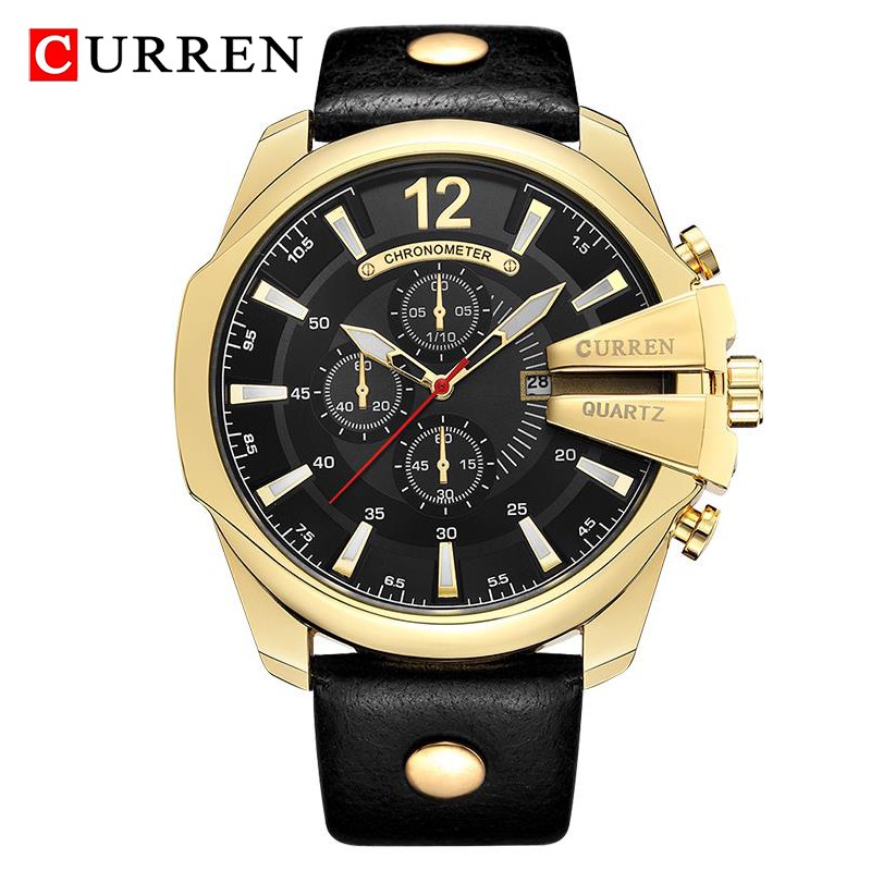CURREN Đồng Hồ Đeo Tay Phong Cách Doanh Nhân Sang Trọng Dành Cho Nam