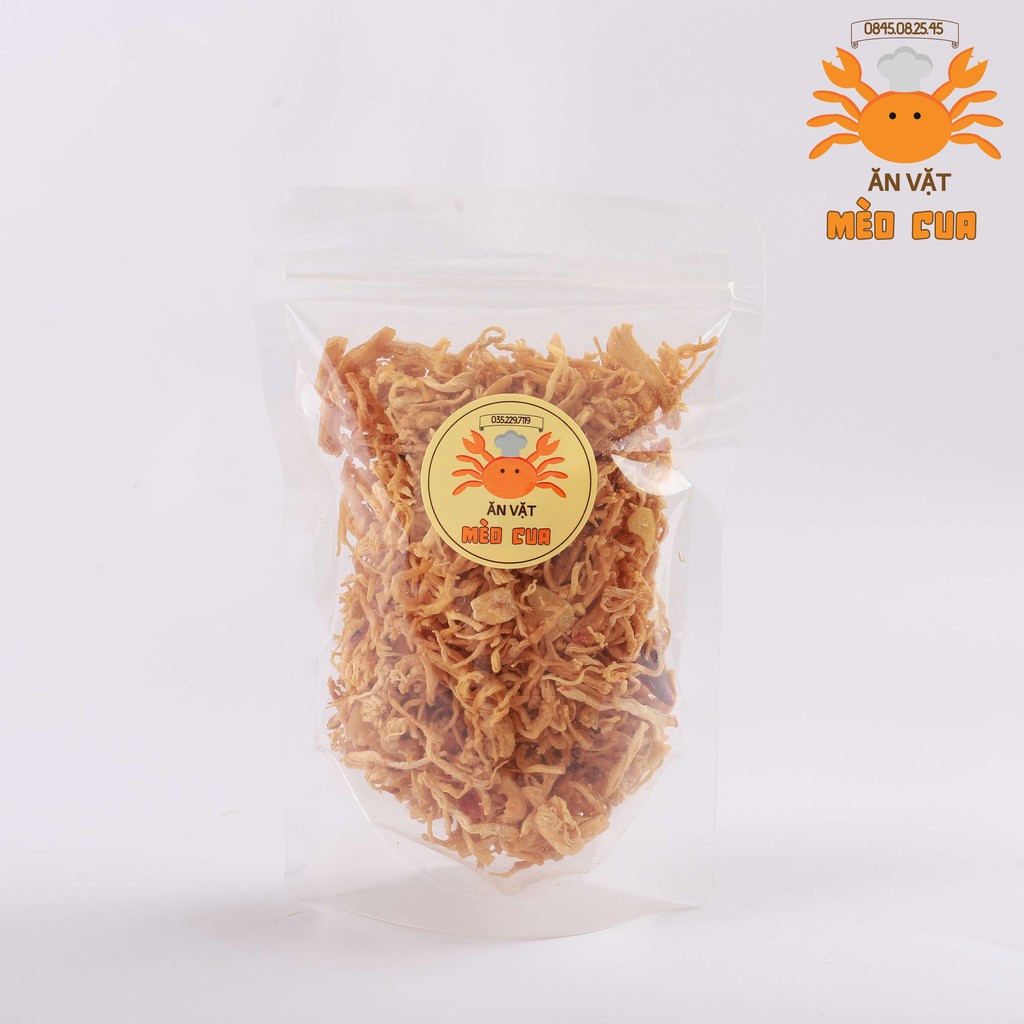 Khô Gà Xé Cay 02 Vị: Khô Gà Lá Chanh, Khô Gà Bơ Tỏi - Ăn Vặt Mèo Cua | BigBuy360 - bigbuy360.vn