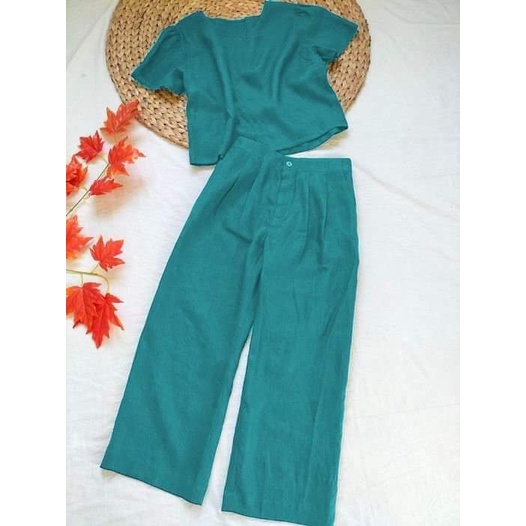 Sét bộ đũi sát nách quần suông ,sét ba lỗ quần sớ dài , sét sang chảnh A24