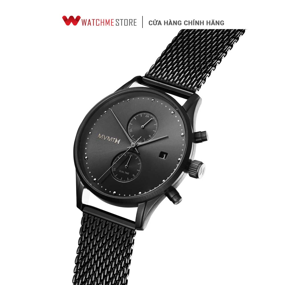 [ ĐẶC BIỆT 18-29.07 - VOUCHER 10%] - Đồng hồ Nam MVMT dây thép không gỉ 42mm - D-MV01-BL2