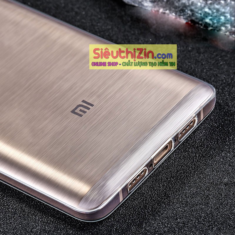 Ốp lưng xiaomi mi 5s plus silicone trong suốt