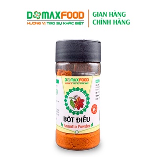 Bột Điều màu Domaxfood - Annatto Powder - Bột cà ri - Bột điều nguyên chất - 100% thành phần tự nhiên