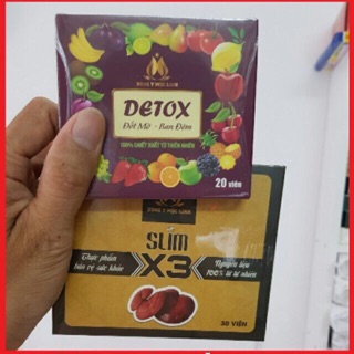 Viên uống giảm cân slim x3 đông y mộc linh
