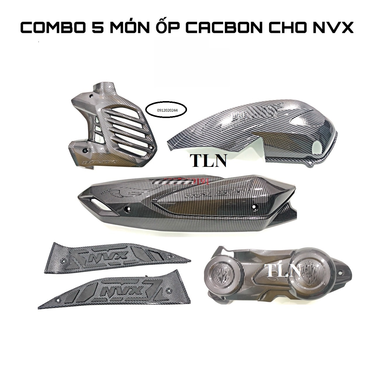 COMBO 5 MÓN ỐP CACBON CHO NVX
