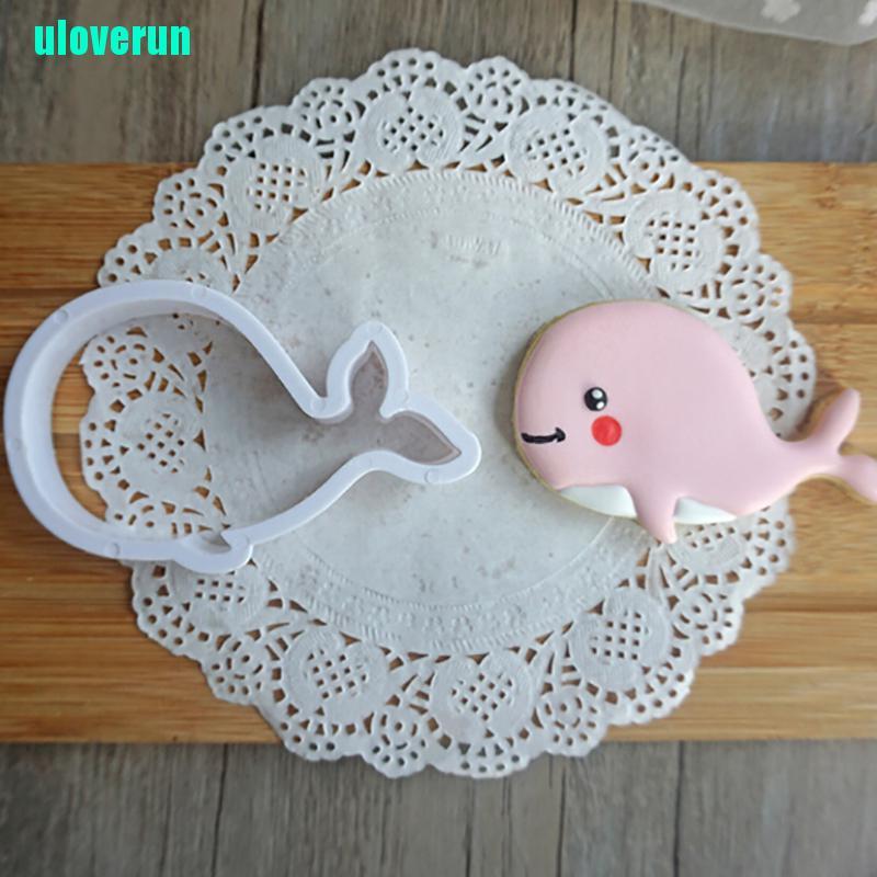 Set 8 Khuôn Cắt Bánh Quy Mini Hình Sinh Vật Biển