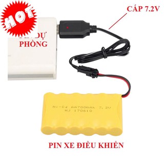 Cáp dây sạc 3,6v 4.8v 6v 7.2v cổng USB đầu ra SM dùng sạc pin điều khiển từ xa
