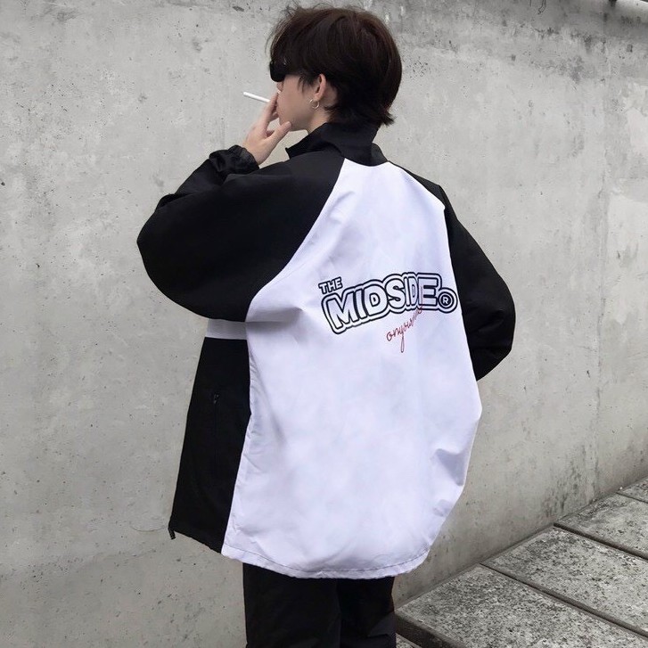 Áo khoác dù 2 lớp form rộng Unisex TMS phong cách Ulzzang