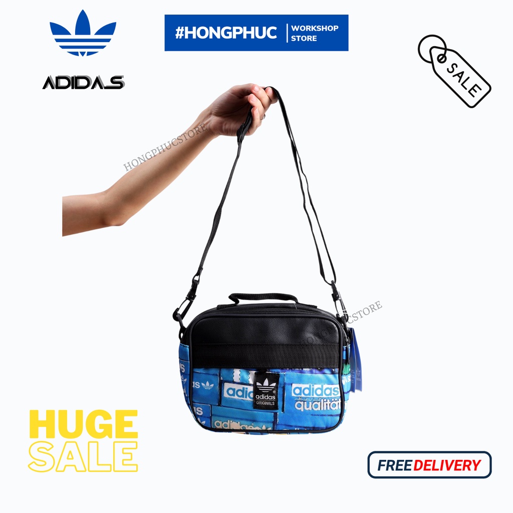 Túi đeo chéo nữ aidads clover crossbag 6 blue [ HONGPHUC ]