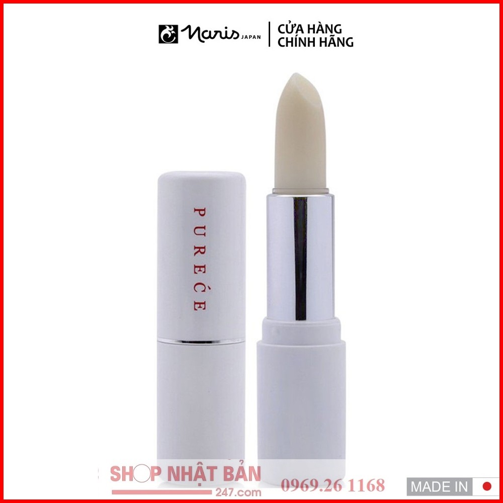 [Chính hãng] Son dưỡng ẩm chống nhăn Naris Medicated Purece Lip Care Stick