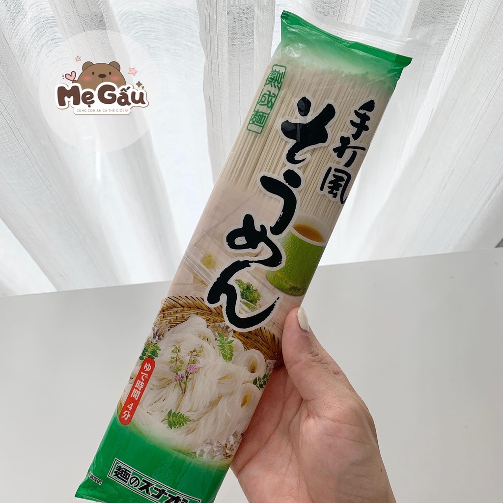 MÌ UDON &amp; SOMEN NHẬT BẢN 200G- cho bé từ 10m+