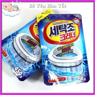 ❤️ Bột Tẩy Lồng, Vệ Sinh Máy Giặt Hàn Quốc Gói 450g Tẩy Rửa Cực Mạnh - Hiêu Qủa Tức Thì  [Bé Yêu Bỉm Tốt]