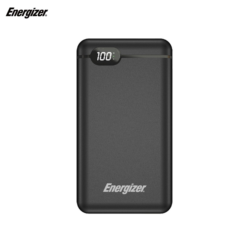 Sạc dự phòng Energizer 20,000mAh/3.7V Li-Polymer - UE20003PQBK tích hợp power Delivery