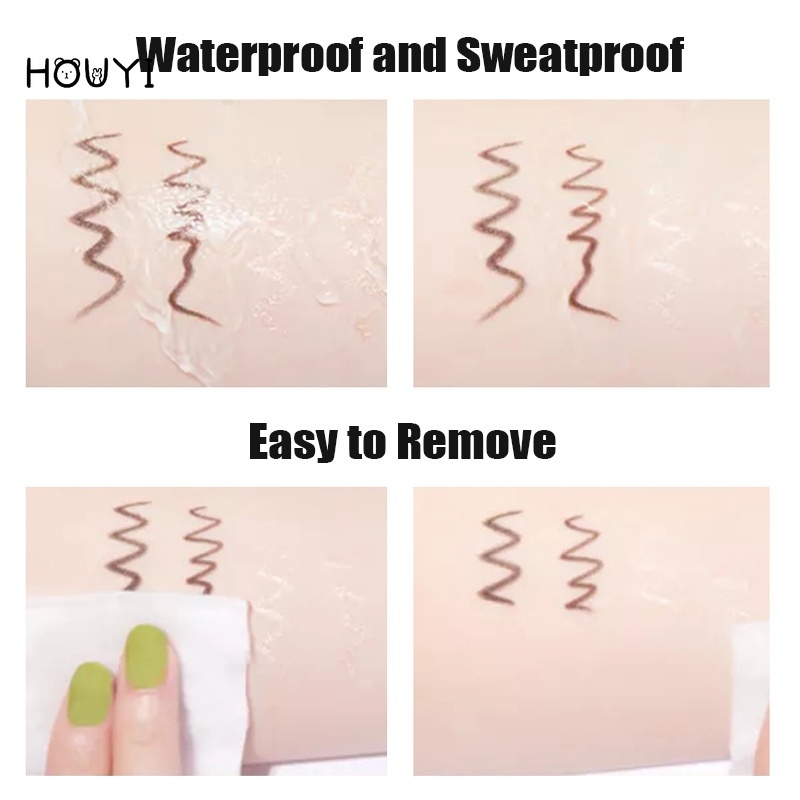 Bút Kẻ Mắt Dạng Lỏng 2 Màu Lấp Lánh Ánh Sao / Chống Thấm Nước / Mồ Hôi