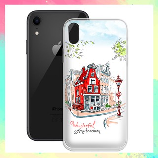Ốp lưng Apple Iphone XR in họa tiết du lịch các nước tranh phong cảnh mùa hè - 01016 Silicone Dẻo