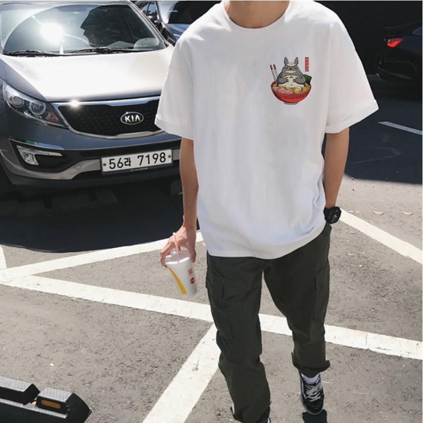 Áo thun tay lỡ Unisex TOTORO OneSize chuẩn ATL155 | BigBuy360 - bigbuy360.vn