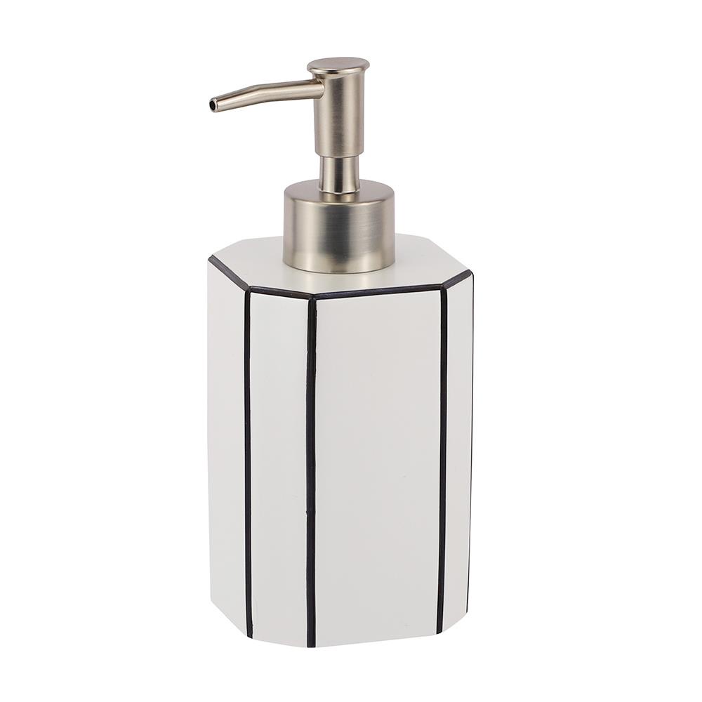 Homebase MOYA Bình đựng xà phòng KH040 bằng nhựa Polyresin 16.7X7X7CM màu trắng