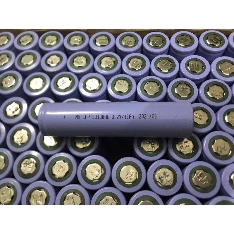 Pin lithium Lifepo4 33140 15Ah 3.2V kèm khung