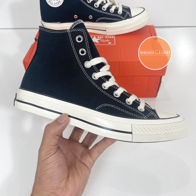 Giày Converse Chuck 1970s Đen, Trắng kem  - Fullbox kèm quà tặng