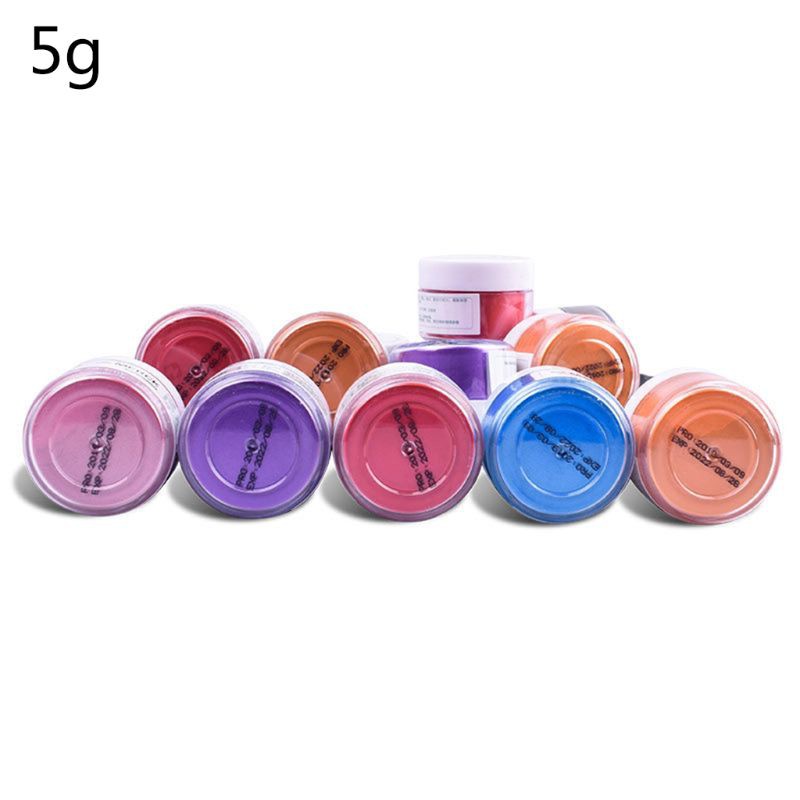 lucky* 5g Edible Flash Glitter Golden Silver Powder for Decorating Food Cake Biscuit Baking Supply