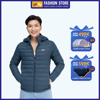 Áo khoác phao nam YODY siêu nhẹ, áo phao có mũ 3 lớp bông mỡ giữ nhiệt tốt yody fashion PHM4001