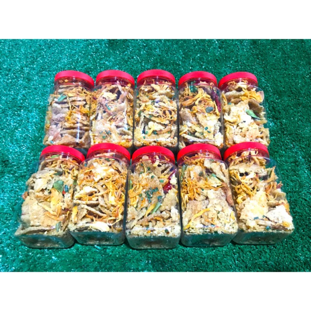 [Mã GROSALE2703 giảm 8% đơn 250K] 10HŨ (150g) CƠM CHÁY LẮC KHÔ GÀ LÁ CHANH