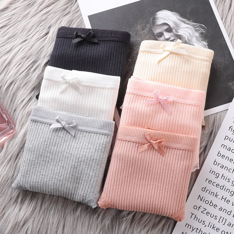 Quần lót cotton lưng trung bình thoáng mát chống vi khuẩn